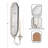 Judine Metal and Mirrored Taper Wall Sconce Candle Holder-1309186131