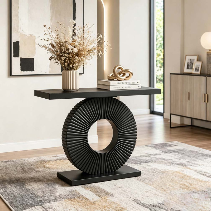 Wood Console Table