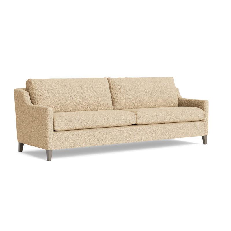 Gigi No Skirt 95 Sofa, Berber - Dune, Driftwood