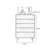 Vertical Minimalist Rounded Accent Chest