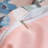 Dailynap Fresh Style Floral Pattern Blue And Pink Bedding Set-116367452
