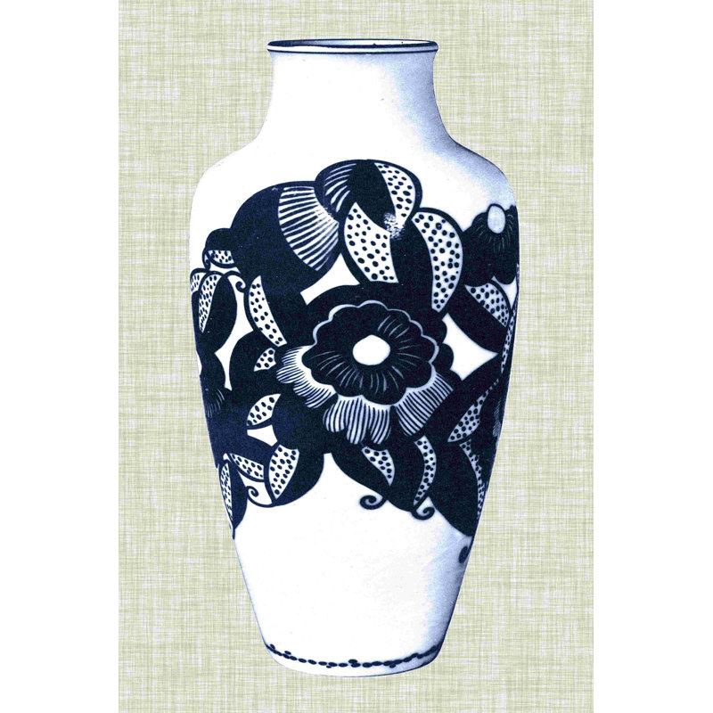 " Blue & White Vase III ", 18" H x 12" W  