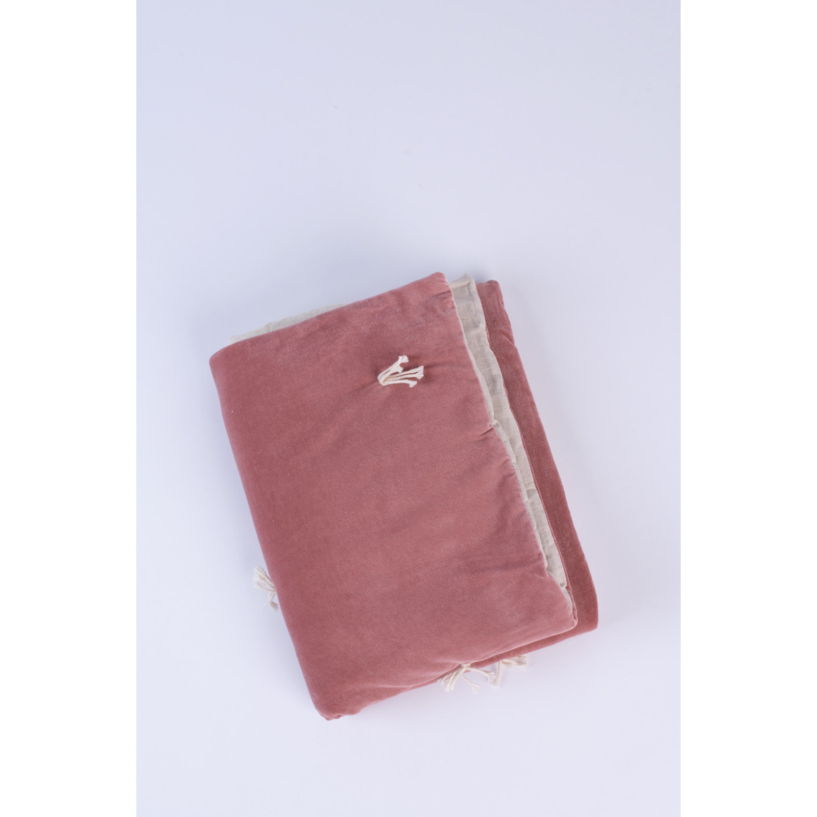 Geoff Velvet Quilt, Blush, California King Quilt