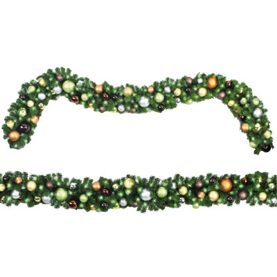 108" Garland with 100 Warm Lights