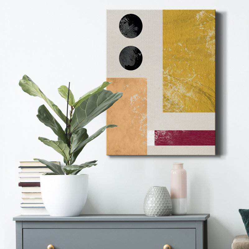 «Essie Abstract I» par Daniela Santiago, reproduction d'art sur toile tendue, H 48 po x l 36 po x P 1 po