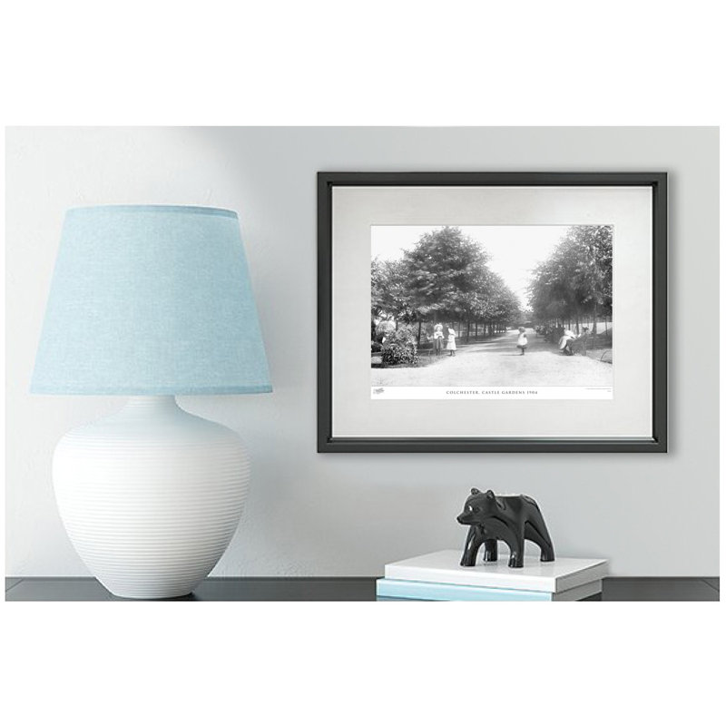 Colchester, Castle Gardens 1904 by Francis Frith - Single Picture Frame Print, 40cm H x 50cm W x 2.3cm D