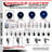 SS Solid Polyurethane Wheel Swivel Bolt Hole Caster Set Service Caster