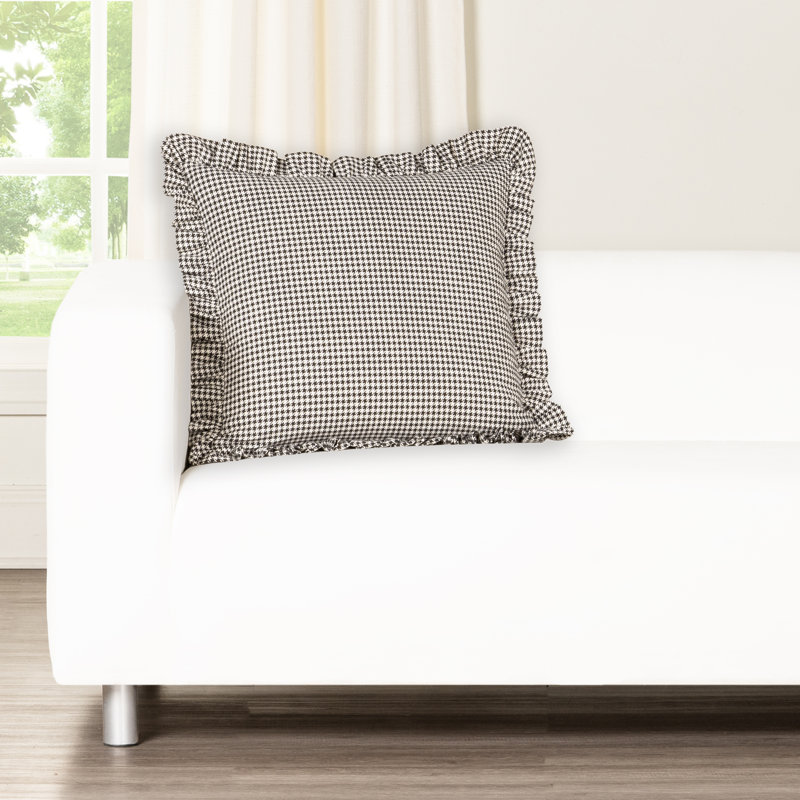 Coussin Birch Lane Sashay, Plumes, Noir, noir, noir, noir