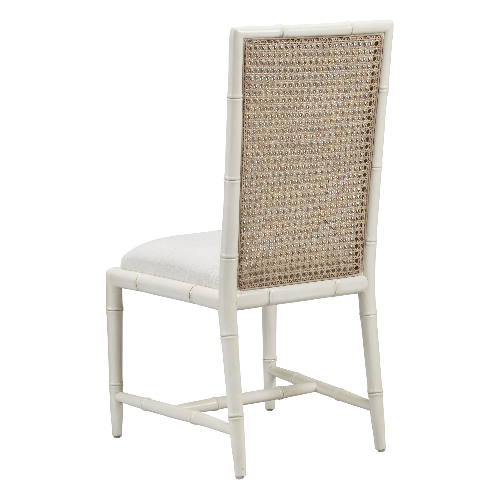 Arly Mahogany Dining Chair, Antique Ivory