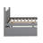 Gusella Kids Full Over Full Bunk Bed with Trundle-304735533