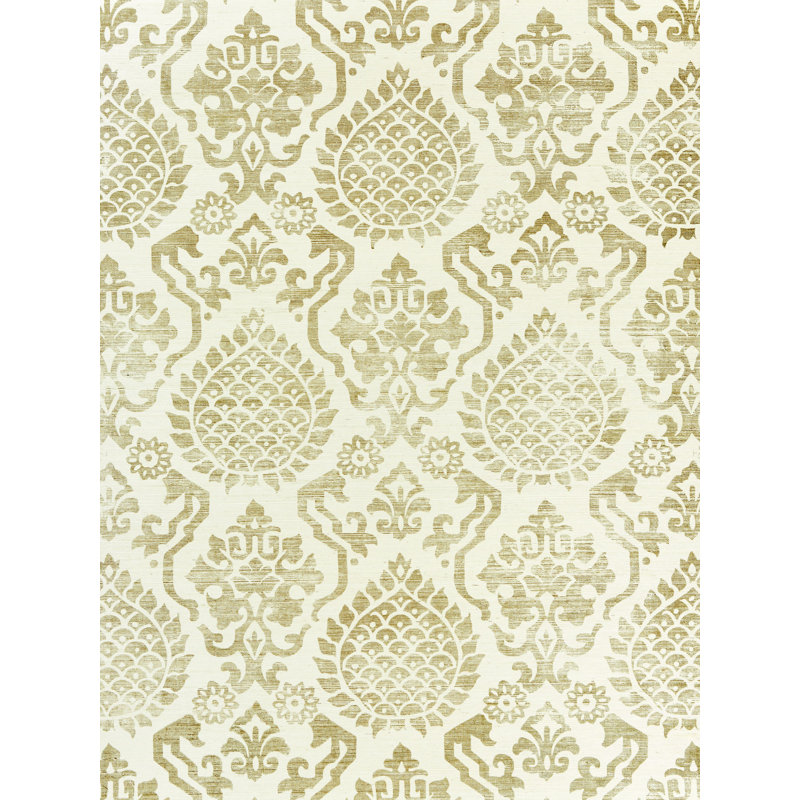 Sisal Surat, Burnished Gold On Cream