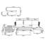 Southport 4 Seater Corner Sofa Set