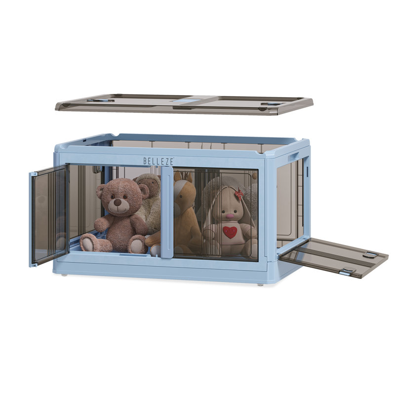 Wildon Home® Chilham Plastic Storage Tub & Tote, Blue