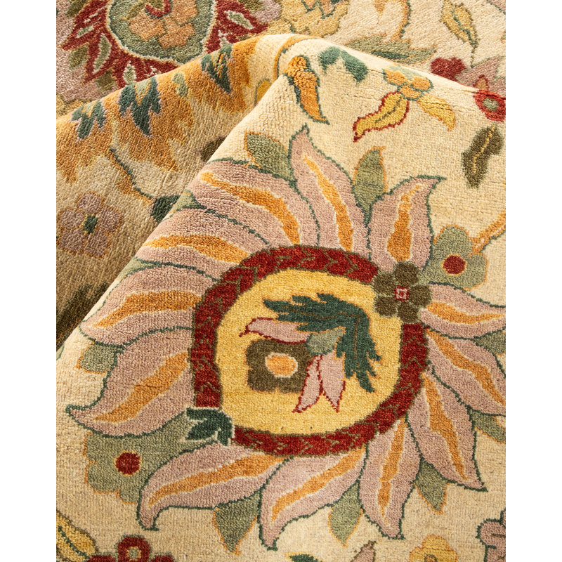 Classic One-of-a-Kind 9' 2" X 11' 9" Hand Knotted Area Rug