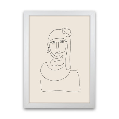 Picasso Line Bust - Print