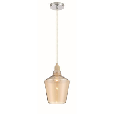 Abe 1 - Light Transparent Single Pendant