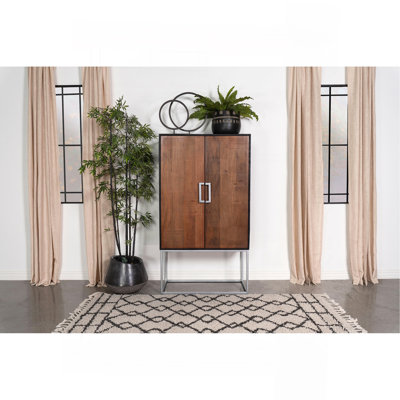 Armoire de bar 2 portes Washoe