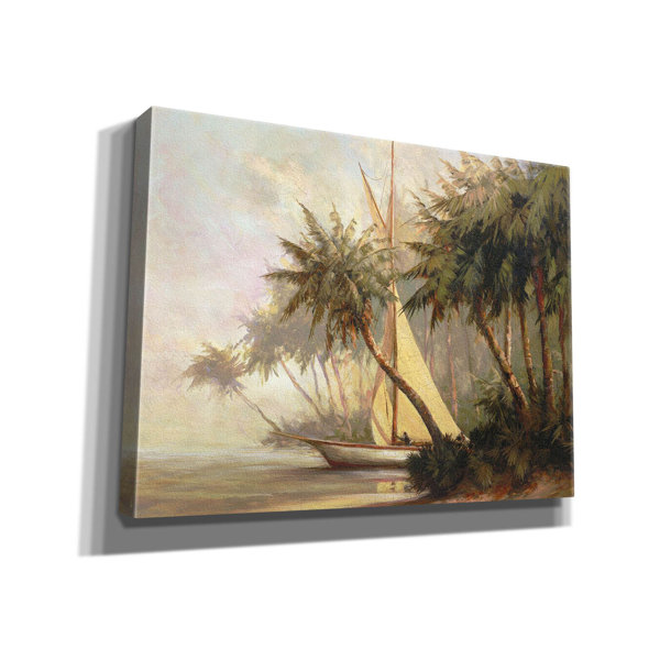 Bay Isle Home Leaving Out On Canvas by Malarz Print | Wayfair
