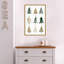 «Evergreen II Tree» par Isabelle - cadre flottant, impression sur toile