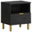 vidaXL Bedside Cabinet Black