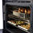 ZLINE 30 in. Autograph Double Wall Oven w/ Air Fry and White Doors and Accent Handles-101453977