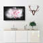 Striking White & Pink Carnation - Wrapped Canvas-56641657