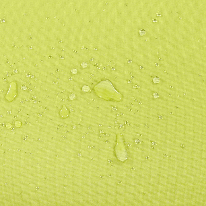 Meuble de patio French Country 4 - Coussin épais et avec housses de conversation fluorescentes jaunes en verre trempé, Vert
