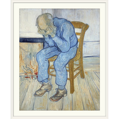 «Old Man in S Pain (On the Th seuil of Eternity) 1890» par Vincent Van Gogh, reproduction d'art