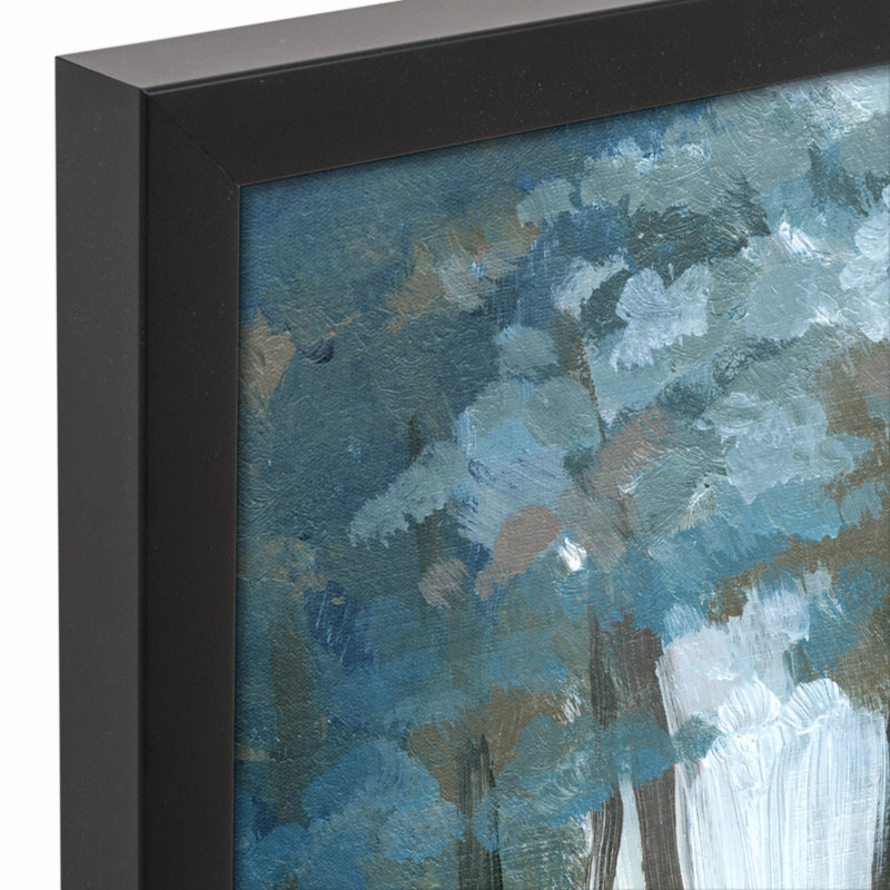 " Blue Tree Forest " Painting Print