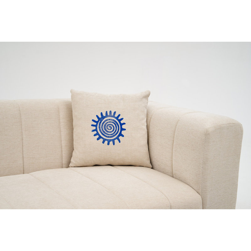 Housse de coussin décorative, 50% polyester / 50% coton, 16,9 po x 16,9 po | Impression numérique, lavable à la machine à 86 ° F | Parfait pour la décoration intérieure, le salon et la chambre à coucher, tissu doux et durable