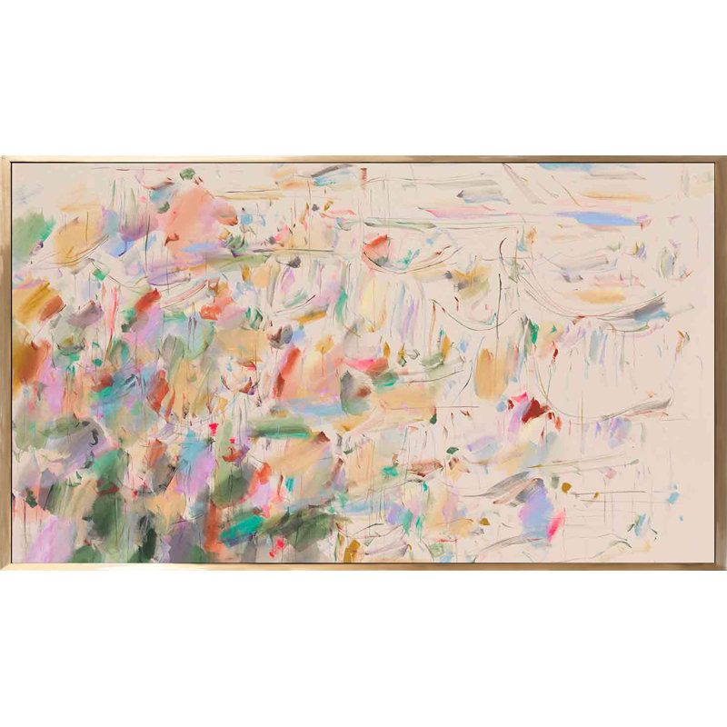 Blooms Painting, Gold Framed
