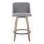 Tabouret de comptoir pivotant de 25,5 po Toriano-94192301-94192302