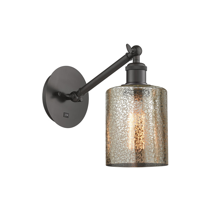 Shauna Armed Sconce, LED, White and Polished Chrome