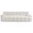 Chenille blanche
