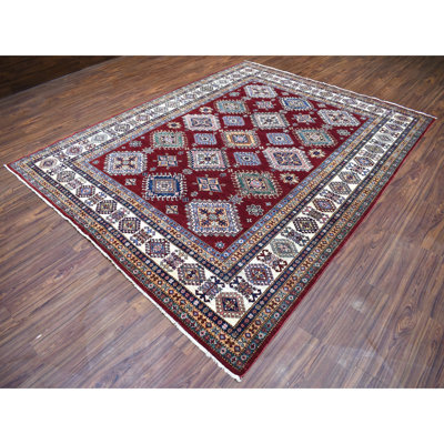 Pique One-of-a-Kind 8' X 10' New Age Area Rug in Red