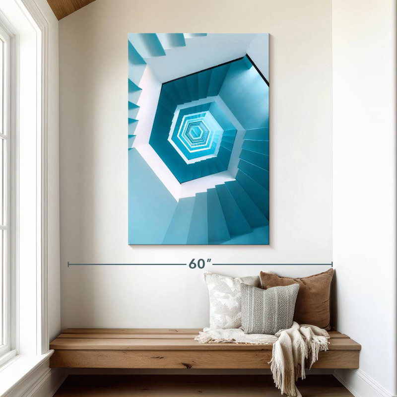 Lilie Hexagon Staircase, 48" H x 32" W