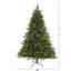 Sapin de Noël vert plume artificielle avec lumières DEL-1875346461