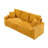 80-Inch Two-In-One Folding Corduroy Sofa Bed - Stylish Lounge With Cup Holder, Pillow For Living Room-705632277
