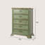 Simple commode d'appoint en bois vert