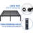 Metal Bed Frame,Queen Size Bed Frame With Storage Space,Heavy Duty Sturdy Mattress Foundation,Easy Assembly,No Box Spring Needed, Black,14 Inch,Queen-1804249672