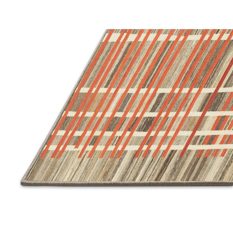 Abstract Indoor Rug, Rectangle 6' x 9'