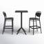Ensemble de 3 barres de patio pliables en plastique l 23,6 po Farrah-79124680