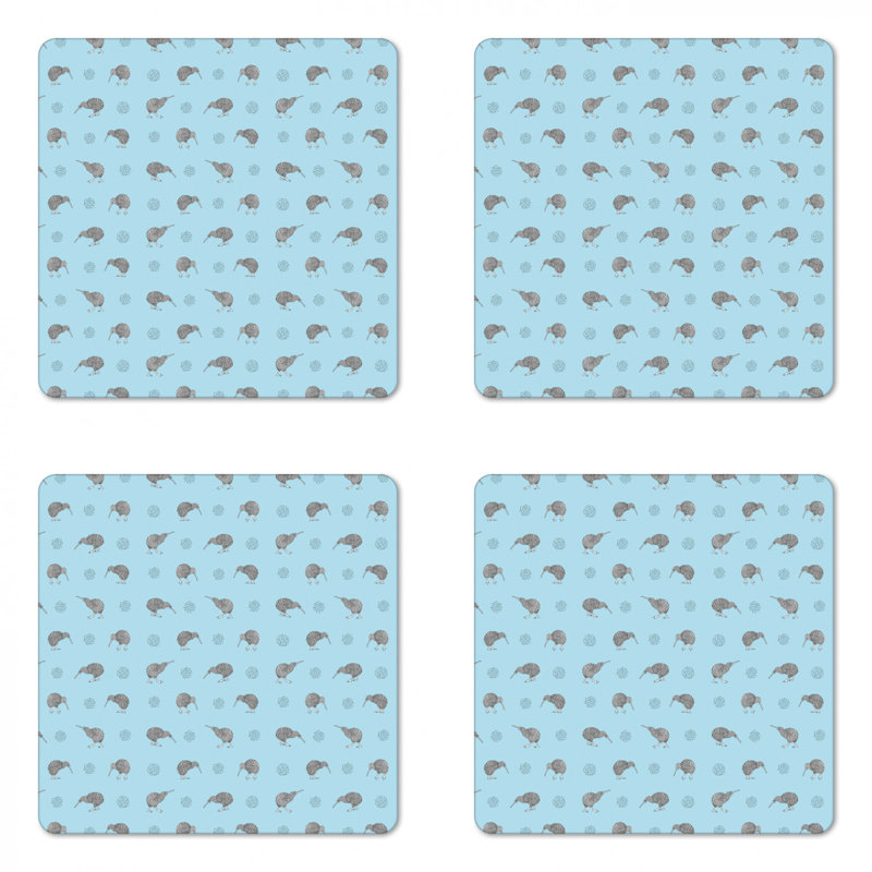 Square 4 Piece Coaster Set