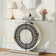 43.3-Inch Mirrored Console Table, Modern Entryway Table With Thickened Mirror Finish Tabletop
