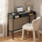 Bar Table - Bar Height Pub Table With Storage Shelves, Industrial Kitchen Dining Table For Small Spaces, Apartment, Living Room, Rustic Brown And Black
