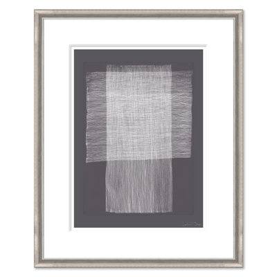 " Plum Crosshatchings, Small I " by Leslie Snipes
