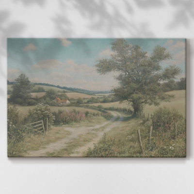 Paysages rétro-CLxxxviii - Cavas enveloppés de galerie