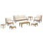 Sack Outdoor Teak Conversation Set-1330967840