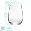 Corto 360 ml Stemless Wine Glass-79069458-79069459