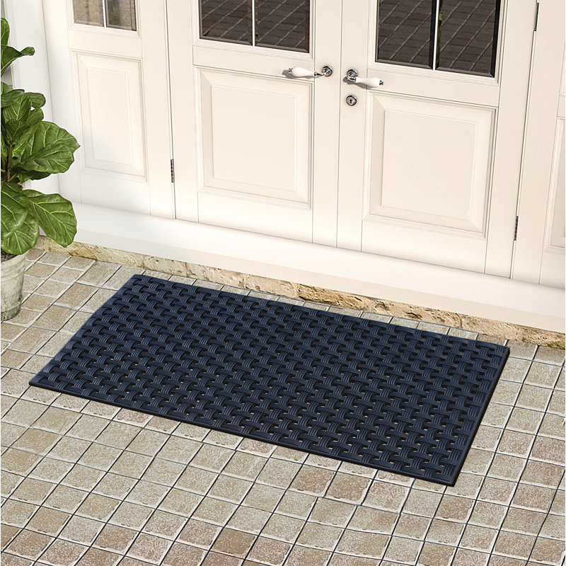 A1HC Rubber Doormat Outdoor Entrance Front Door Entry Mat 32x48